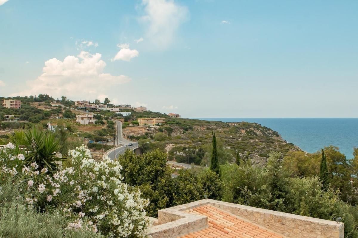 Karena Seaview Villa Gerani Chanion エクステリア 写真