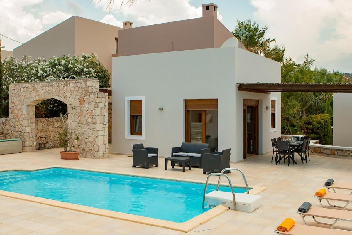 Karena Seaview Villa Gerani Chanion エクステリア 写真