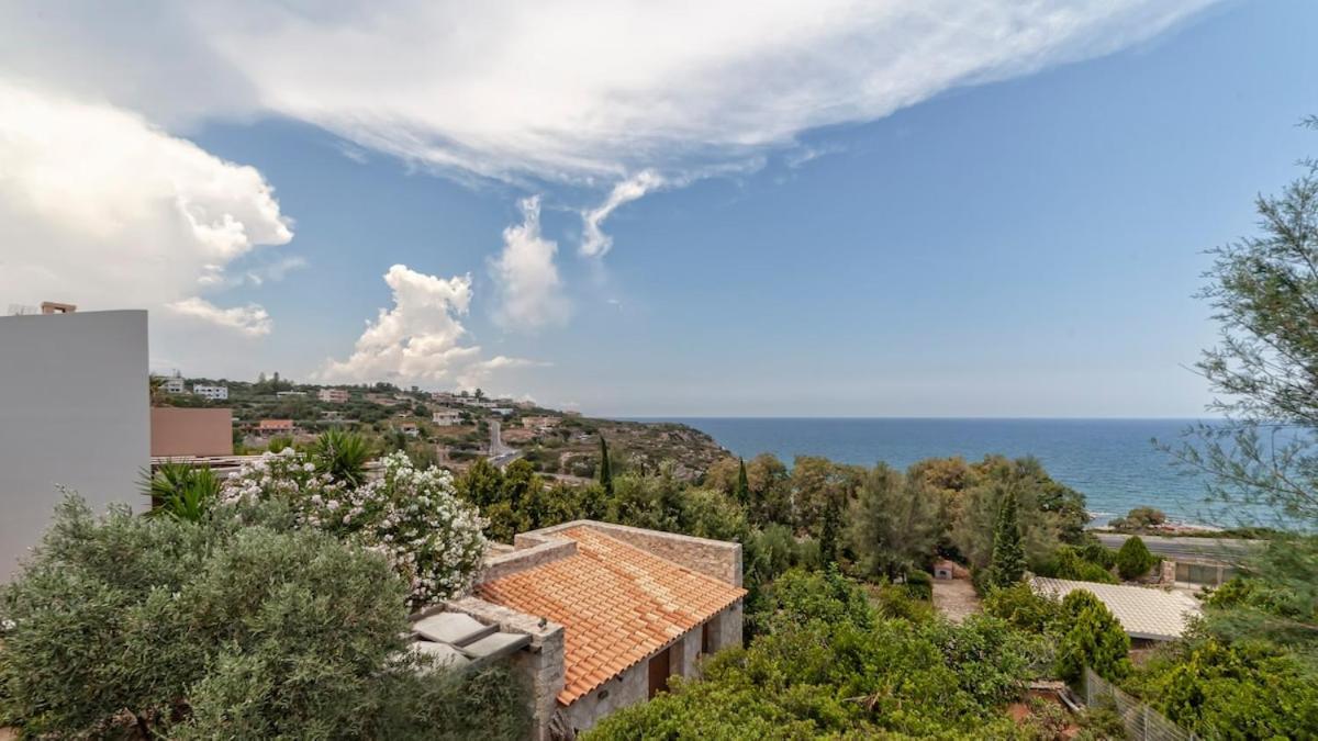 Karena Seaview Villa Gerani Chanion エクステリア 写真