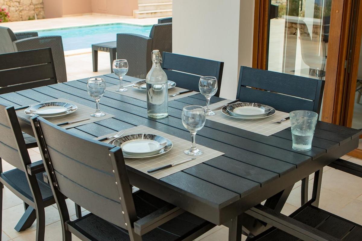 Karena Seaview Villa Gerani Chanion エクステリア 写真